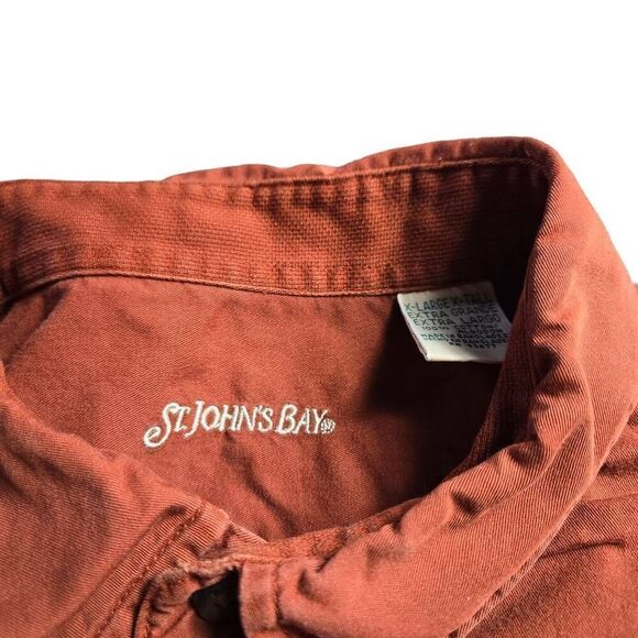 SJB stripped longsleeve buttondown Men's shirt XLT - Picture 3 of 4